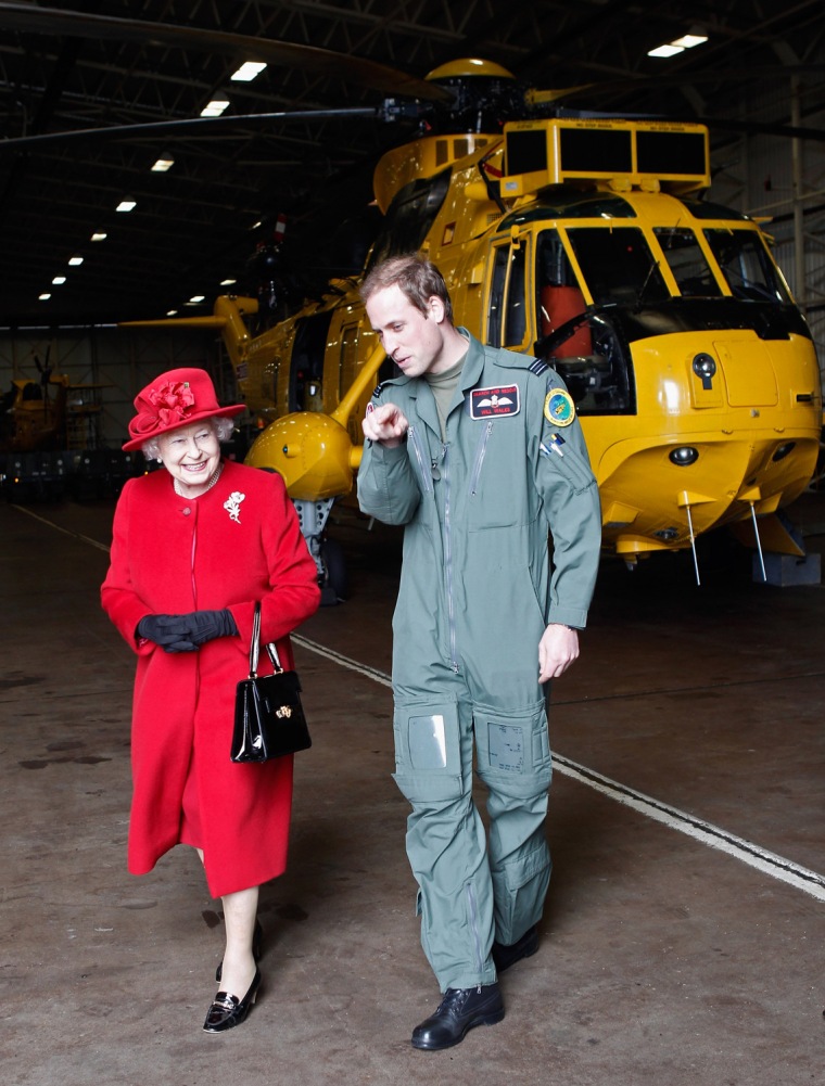 Image: Queen Elizabeth II Visits RAF Valley